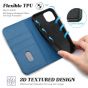 TUCCH iPhone 12 Pro Max Wallet Case, iPhone 12 Pro Max PU Leather Case, Flip Cover with Stand, Credit Card Slots, Magnetic Closure for iPhone 12 Pro Max 6.7-inch 5G Lake Blue