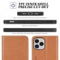 TUCCH iPhone 12 Pro Max Wallet Case, iPhone 12 Pro Max PU Leather Case, Flip Cover with Stand, Credit Card Slots, Magnetic Closure for iPhone 12 Pro Max 6.7-inch 5G Light Brown