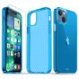 TUCCH iPhone 13 Clear TPU Case Non-Yellowing, Transparent Thin Slim Scratchproof Shockproof TPU Case with Tempered Glass Screen Protector for iPhone 13 5G - Blue