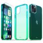 TUCCH iPhone 13 Clear TPU Case Non-Yellowing, Transparent Thin Slim Scratchproof Shockproof TPU Case with Tempered Glass Screen Protector for iPhone 13 5G - Blue&Green