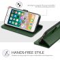 TUCCH iPhone 8 Plus Wallet Case, iPhone 7 Plus Case, Premium PU Leather Flip Folio Case - Midnight Green