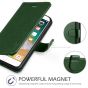TUCCH iPhone 8 Plus Wallet Case, iPhone 7 Plus Case, Premium PU Leather Flip Folio Case - Midnight Green
