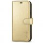 TUCCH iPhone 11 Wallet Case with Magnetic, iPhone 11 Leather Case - Shiny Champagne Gold