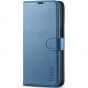 TUCCH iPhone 15 Plus Wallet Case, iPhone 15 Plus Leather Cover - Light Blue