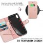 TUCCH iPhone XR Wallet Case - iPhone XR Leather Cover - Shiny Rose Gold