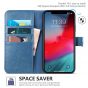 TUCCH iPhone XS Max Wallet Case, iPhone XS Max Leather Cover, Auto Sleep/Wake up, Magnet Clasp, Stand-Lake Blue