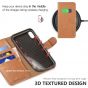 TUCCH iPhone XS Max Wallet Case - iPhone XS Max Leather Cover-Light Brown