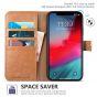 TUCCH iPhone XS Max Wallet Case - iPhone XS Max Leather Cover-Light Brown