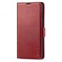 TUCCH SAMSUNG Galaxy Note20 Wallet Case, SAMSUNG Note20 5G Flip Cover Dual Clasp Tab-Dark Red