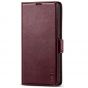 TUCCH SAMSUNG Galaxy S21 Ultra Wallet Case, SAMSUNG S21 Ultra Flip Case 6.8-inch - Wine Red