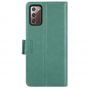 TUCCH SAMSUNG Galaxy Note20 Wallet Case, SAMSUNG Note20 5G Flip Cover Dual Clasp Tab-Myrtle Green