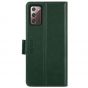 TUCCH SAMSUNG Galaxy Note20 Wallet Case, SAMSUNG Note20 5G Flip Cover Dual Clasp Tab-Midnight Green