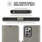 TUCCH SAMSUNG Galaxy Note20 Ultra Wallet Case, SAMSUNG Note20 Ultra 5G Flip Cover Dual Clasp Tab-Grey