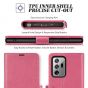 TUCCH SAMSUNG Galaxy Note20 Ultra Wallet Case, SAMSUNG Note20 Ultra 5G Flip Cover Dual Clasp Tab-Hot Pink