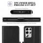 TUCCH SAMSUNG Galaxy S21 Ultra Wallet Case, SAMSUNG S21 Ultra Flip Case 6.8-inch - Black