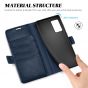 TUCCH SAMSUNG Galaxy Note20 Wallet Case, SAMSUNG Note20 5G Flip Cover Dual Clasp Tab-Dark Blue