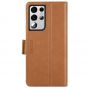 TUCCH SAMSUNG Galaxy S21 Ultra Wallet Case, SAMSUNG S21 Ultra Flip Case 6.8-inch - Light Brown