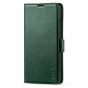 TUCCH SAMSUNG Galaxy Note20 Ultra Wallet Case, SAMSUNG Note20 Ultra 5G Flip Cover Dual Clasp Tab-Midnight Green