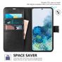 TUCCH SAMSUNG GALAXY S20FE Wallet Case, SAMSUNG S20FE Flip Case 6.5-inch - Black