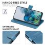 TUCCH SAMSUNG GALAXY S20FE Wallet Case, SAMSUNG S20FE Flip Case 6.5-inch - Lake Blue