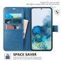 TUCCH SAMSUNG GALAXY S20FE Wallet Case, SAMSUNG S20FE Flip Case 6.5-inch - Lake Blue