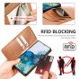 TUCCH SAMSUNG GALAXY S20FE Wallet Case, SAMSUNG S20FE Flip Case 6.5-inch - Light Brown