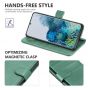 TUCCH SAMSUNG GALAXY S20FE Wallet Case, SAMSUNG S20FE Flip Case 6.5-inch - Myrtle Green