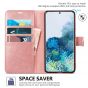 TUCCH SAMSUNG GALAXY S20FE Wallet Case, SAMSUNG S20FE Flip Case 6.5-inch - Rose Gold