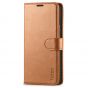 TUCCH SAMSUNG GALAXY S20FE Wallet Case, SAMSUNG S20FE Flip Case 6.5-inch - Light Brown