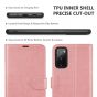 TUCCH SAMSUNG GALAXY S20FE Wallet Case, SAMSUNG S20FE Flip Case 6.5-inch - Rose Gold