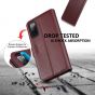 TUCCH SAMSUNG GALAXY S20FE Wallet Case, SAMSUNG S20FE Flip Case 6.5-inch - Wine Red