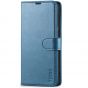 TUCCH SAMSUNG GALAXY S21 Wallet Case, SAMSUNG S21 Flip Case 6.2-inch - Lake Blue