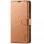 TUCCH SAMSUNG GALAXY S21 Wallet Case, SAMSUNG S21 Flip Case 6.2-inch - Light Brown