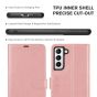 TUCCH SAMSUNG GALAXY S21 Wallet Case, SAMSUNG S21 Flip Case 6.2-inch - Rose Gold