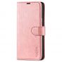 TUCCH SAMSUNG S21FE Wallet Case, SAMSUNG Galaxy S21 FE Case with Magnetic Clasp - Rose Gold