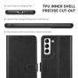 TUCCH SAMSUNG GALAXY S21 Plus Wallet Case, SAMSUNG S21 Plus Flip Case 6.7-inch - Black