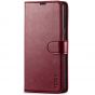 TUCCH SAMSUNG GALAXY S21 Plus Wallet Case, SAMSUNG S21 Plus Flip Case 6.7-inch - Wine Red