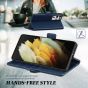 TUCCH SAMSUNG Galaxy S21 Ultra Wallet Case, SAMSUNG S21 Ultra Flip Case 6.8-inch - Lake Blue