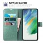 TUCCH SAMSUNG GALAXY S22 Wallet Case, SAMSUNG S22 PU Leather Case Flip Cover - Myrtle Green