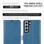 TUCCH SAMSUNG GALAXY S22 Wallet Case, SAMSUNG S22 PU Leather Case Flip Cover - Light Blue