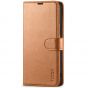TUCCH SAMSUNG GALAXY S22 Wallet Case, SAMSUNG S22 PU Leather Case Flip Cover - Light Brown
