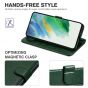 TUCCH SAMSUNG GALAXY S22 Plus Wallet Case, SAMSUNG S22 Plus PU Leather Case Book Flip Folio Cover - Midnight Green