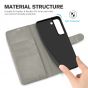 TUCCH SAMSUNG GALAXY S22 Plus Wallet Case, SAMSUNG S22 Plus PU Leather Case Book Flip Folio Cover - Grey