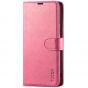 TUCCH SAMSUNG GALAXY S22 Plus Wallet Case, SAMSUNG S22 Plus PU Leather Case Book Flip Folio Cover - Hot Pink