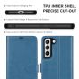 TUCCH SAMSUNG GALAXY S22 Plus Wallet Case, SAMSUNG S22 Plus PU Leather Case Book Flip Folio Cover - Light Blue