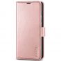 TUCCH SAMSUNG S22 Ultra Wallet Case, SAMSUNG Galaxy S22 Ultra PU Leather Cover Book Flip Folio Case - Shiny Rose Gold