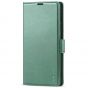 TUCCH SAMSUNG S22 Ultra Wallet Case, SAMSUNG Galaxy S22 Ultra PU Leather Cover Book Flip Folio Case with Dual Magnetic Tab - Myrtle Green