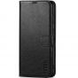 TUCCH SAMSUNG GALAXY S23FE Wallet Case, SAMSUNG S23FE PU Leather Case Flip Cover - Full Grain Black