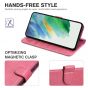 TUCCH SAMSUNG GALAXY S23 Plus Wallet Case, SAMSUNG S23 Plus PU Leather Case Book Flip Folio Cover - Hot Pink