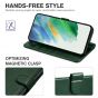 TUCCH SAMSUNG GALAXY S23 Plus Wallet Case, SAMSUNG S23 Plus PU Leather Case Book Flip Folio Cover - Midnight Green